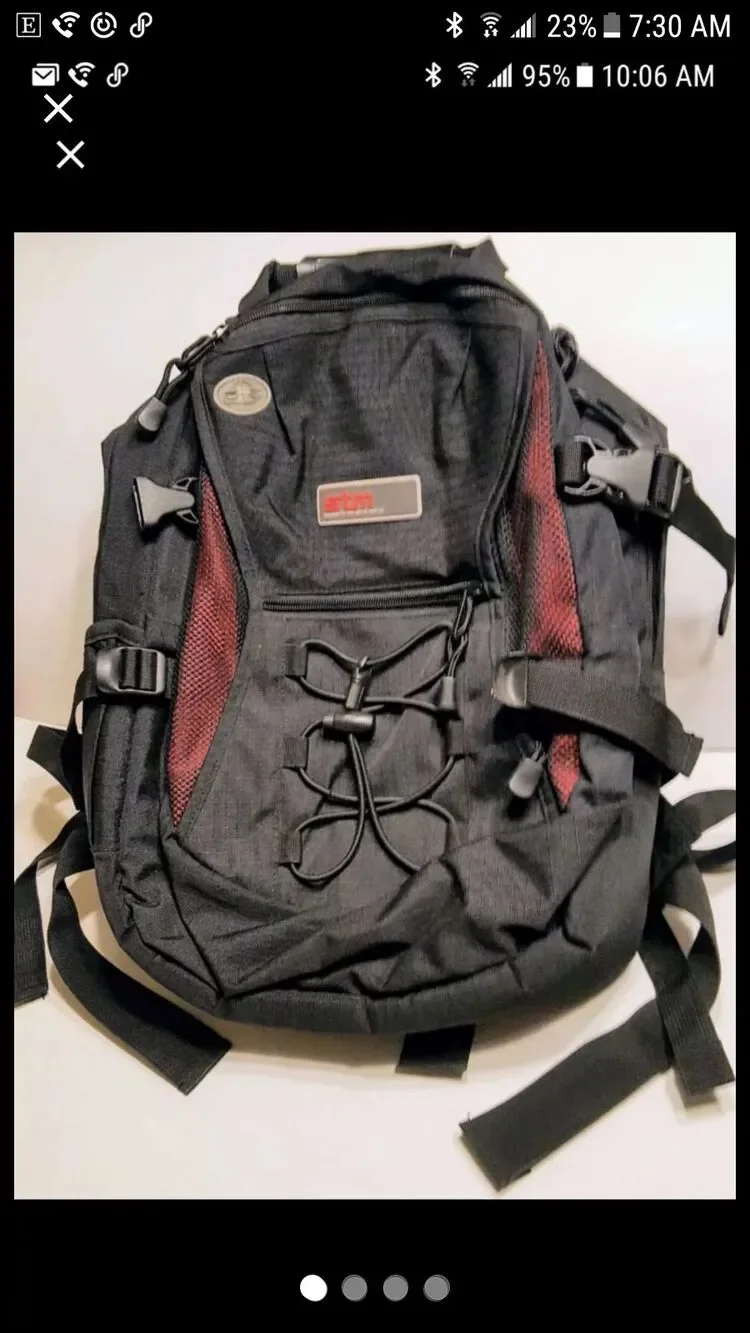 STM HAVEN COMPUTER BLACK BACKPACK PO# FL-2093 (3 EXPANDABLE
